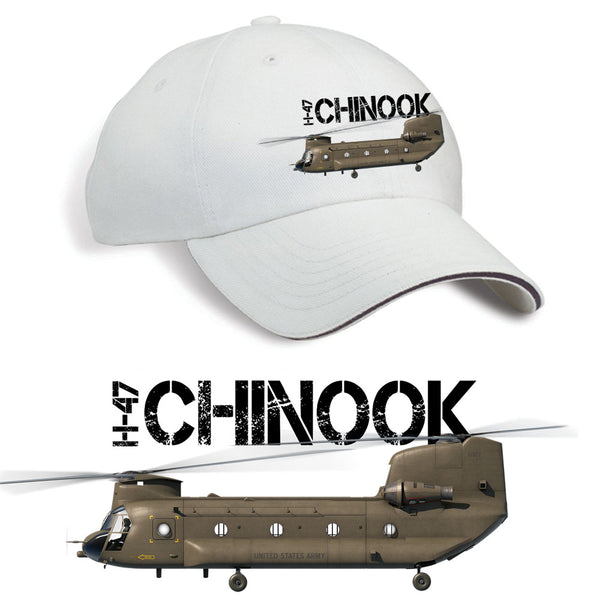 H-47 Chinook Printed Hat - stone