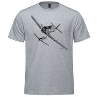 Harvard Sketch Adult T-shirt - athletic heather