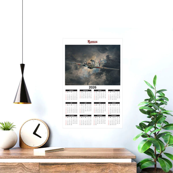 Hawker Hurricane 2026 Wall Calendar