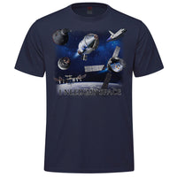 I Need My Space Adult T-shirt - navy