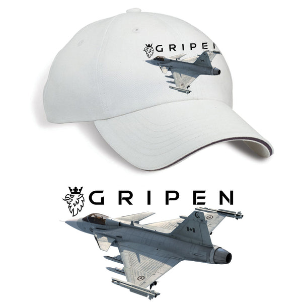 JAS 39 Gripen Printed Hat - stone