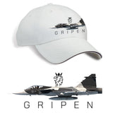 JAS 39 Gripen Printed Hat - stone