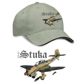 JU-87 Stuka Printed Hat - taupe