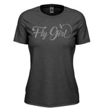 Ladies Fly Girl Vintage Heather T-shirt