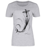 Ladies Swirling Spitfire Vintage Heather T-shirt - athletic heather