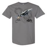RCAF 100 Legacy CF-18 Hornet Adult T-shirt