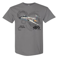 RCAF 100 Legacy CF-101 Voodoo Adult T-shirt - silver