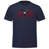 Mars Ingenuity Helicopter Logo Space Adult T-shirt - navy