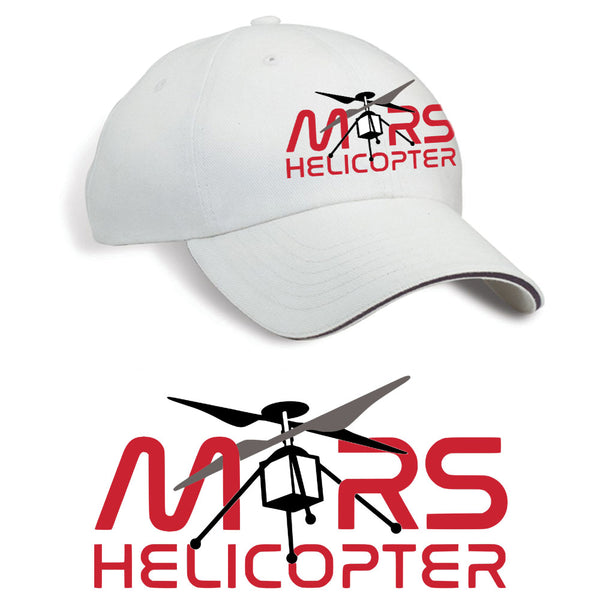 Mars Ingenuity Helicopter Logo Printed Hat - stone