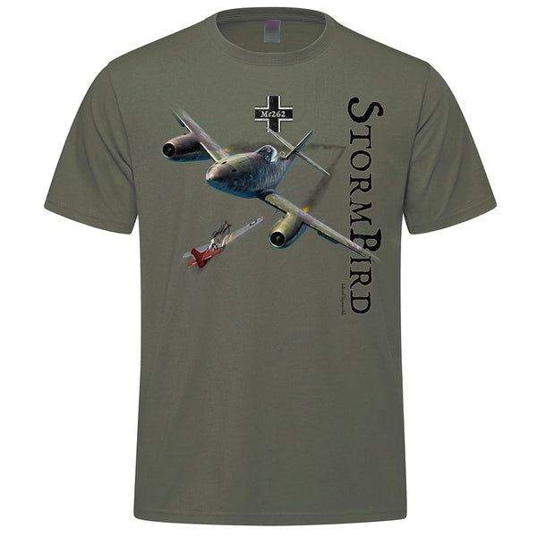 ME-262 Schwalbe Adult T-shirt - military green