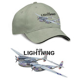 P-38 Lightning Printed Hat - taupe
