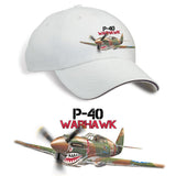 P-40 Warhawk Printed Hat - stone