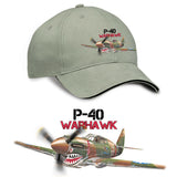 P-40 Warhawk Printed Hat - taupe