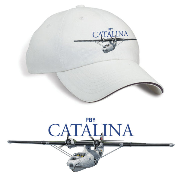 PBY Catalina Printed Hat - stone