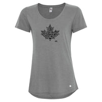 Ladies Maple Leaf Collection Ladies T-shirt - athletic heather