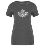 RCAF Ladies Maple Leaf Collection T-shirt - charcoal heather