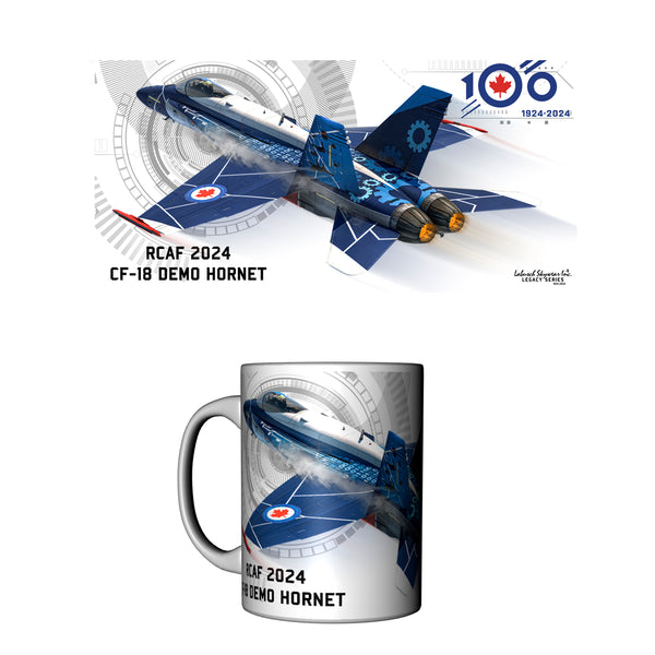 RCAF 100 Legacy CF-18 Demo Hornet Ceramic Mug