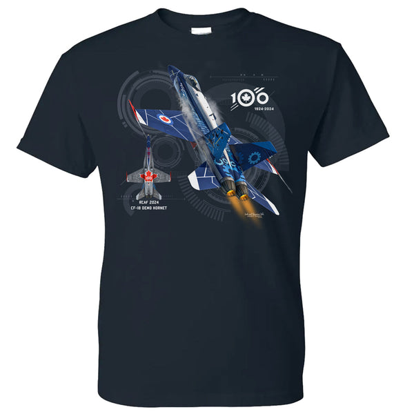 RCAF 100 Legacy CF-18 Demo Hornet Youth T-shirt