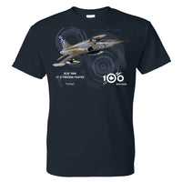 RCAF 100 Legacy CF-5 Freedom Fighter Adult T-shirt - navy