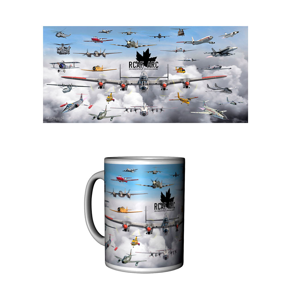 RCAF Legacy Collage Ceramic Mug – Labusch Skywear Inc.