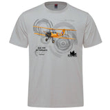 RCAF Legacy Tiger Moth Adult T-shirt - silver