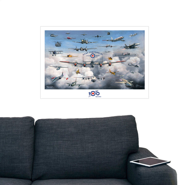 RCAF 100 Legacy Collage Poster