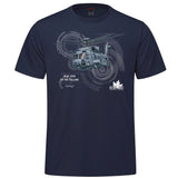 RCAF Legacy CH-148 Cyclone Adult T-shirt - navy