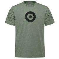 RCAF Classic Roundel Vintage Logo t-shirt - military green heather