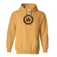 RCAF Classic Roundel Pull Over Adult Hoodie - mustard