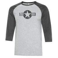 USAF Adult Baseball T-shirt