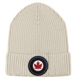 RCAF Classic Roundel Rib Knit Winter Toque - ivory