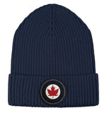 RCAF Classic Roundel Rib Knit Winter Toque - navy
