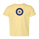 RCAF Historic Roundel Toddler T-shirt - butter