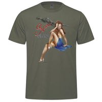Sugar's Blues Adult T-shirt - military green