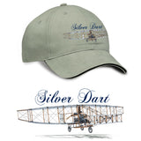 Silver Dart Printed Hat - taupe