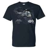 RCAF 100 Legacy Sea King Adult T-shirt - navy