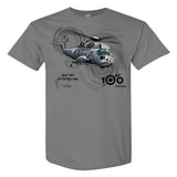 RCAF 100 Legacy Sea King Adult T-shirt - silver