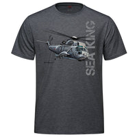 Sea King Adult T-shirt - charcoal heather
