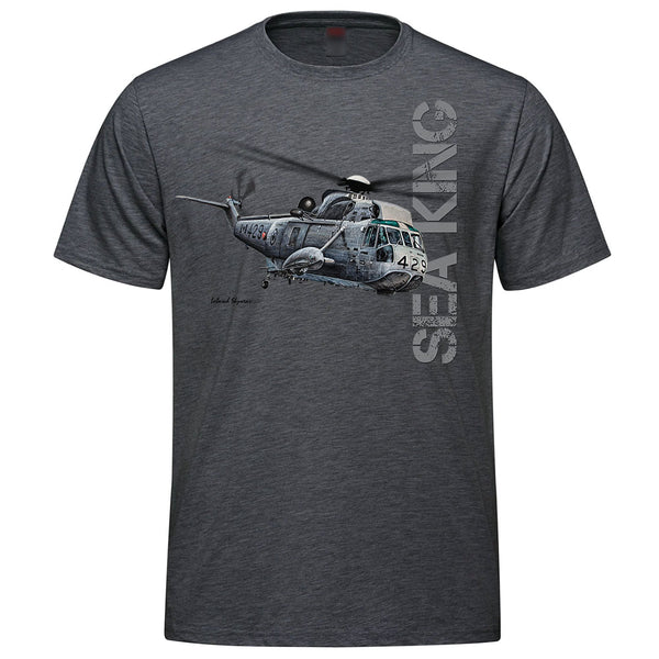 Sea King Adult T-shirt - charcoal heather