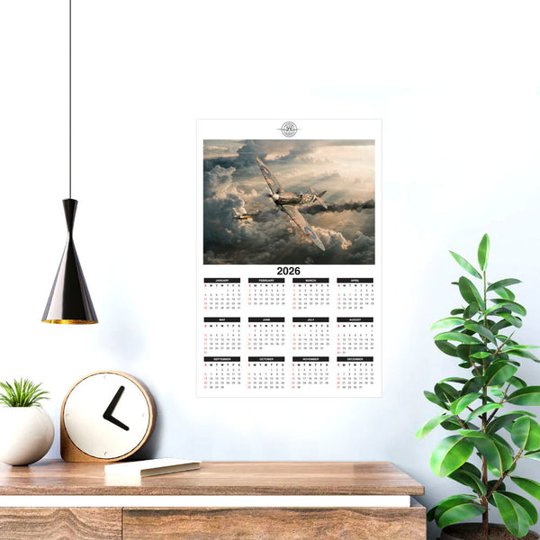 Spitfire MKIX 2026 Wall Calendar