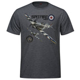 Spitfire MKIX Adult T-shirt - charcoal heather