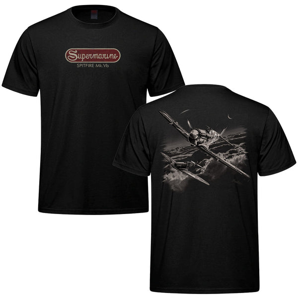 Spitfire MKVB Special Edition Adult T-shirt - black