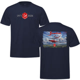 Snowbirds Commemorative Adult T-shirt - navy