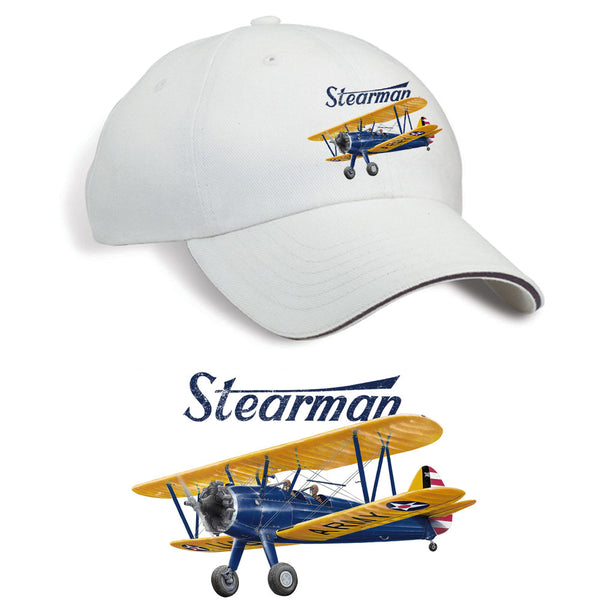 Stearman Printed Hat - stone