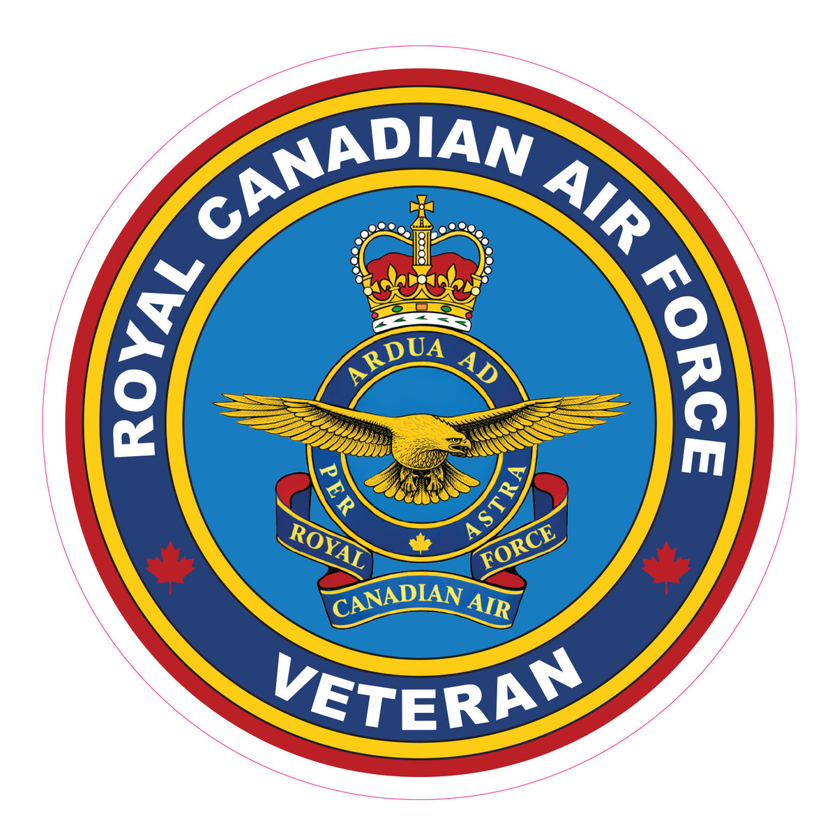RCAF Veteran Roundel Sticker – Labusch Skywear Inc.