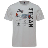 T-6 Texan Vintage Adult T-shirt - silver