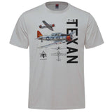 T-6 Texan Vintage Adult T-shirt - silver