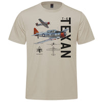 T-6 Texan Vintage Adult T-shirt - sand