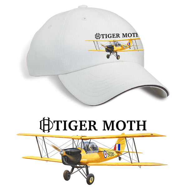 Tiger Moth Printed Hat - stone