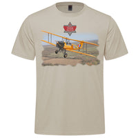 Tiger Moth Adult T-shirt - sand